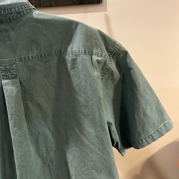 L.L. Bean Men's Sunwashed Canvas Shirt, Traditional Fit Short-Sleeve size XL-REG - Picture 8 of 13